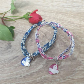 Bracelet colombe liberty nacre pour jeune fille – Confirmation