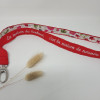 Porte-clés brodé personnalisé tour de cou pour garder vos clés