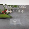 Boucles d'oreilles coquille Saint-Jacques nacre bijou du pèlerin