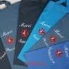 Tote bag personnalisé ou sac bandoulière avec anse brodé et unique