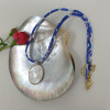 collier religieux saint esprit colombe nacre personnalisé