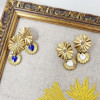 Boucles d'oreilles religieuses Sacré Coeur Paray
