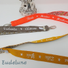 Porte-clés brodé personnalisé tour de cou pour garder vos clés
